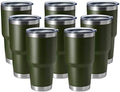 HASLE OUTFITTERS 30oz Stainless Steel Tumbler, Double Wall Vacuum Insulated Travel Mug Tumbler, Durable Insulated Coffee Mug, Gift Box Set (Amey Green, 8) by HASLEOUTFITTERS