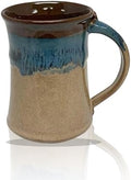 Clay in Motion Handmade Ceramic Mug 24 oz, Large Coffee Mug, Hand Painted Stoneware, Dishwasher Microwave & Oven Safe, Lead-Free, Made in USA Since 1981(Mudslide) by Clay+in+Motion