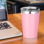 VEGOND 12oz Tumbler Stainless Steel Tumbler bulk Vacuum Insulated Double Wall Travel Tumbler with Lid and Straw Reusable Tumbler, Pink 6 Pack - Image 5