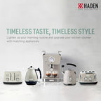 HADEN Barista Brew Espresso Coffee Machine, Stainless Steel Espresso Maker with Milk Frother and Steamer Function and 1.5L Water Tank, Putty & Copper - Image 5