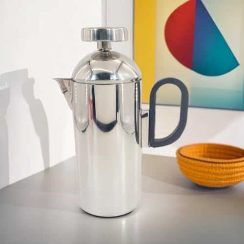 Coffee Pouring Kettle Stainless Steel Coffee Pot Carafe Pitcher Teapot With Internal Rustproof Build Polished Secure Lid Compact Design suitable for home minimalist style - Image 7