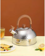 Tea Kettle Stovetop Whistling Teakettle Teapot, Stainless Steel, 3 L (Silver) - Image 3