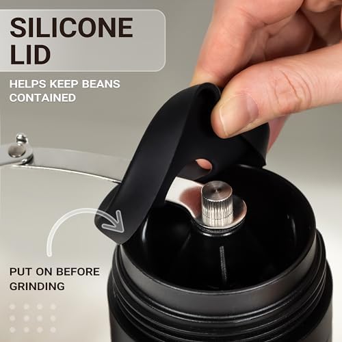 Manual Coffee Grinder for Camping and Travel, Portable Pour Over Brewer Kit - Image 6
