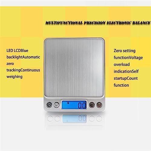 JSEIAJB Digital Kitchen Scale Case Pocket 3000g/0.1g LCD Display Portable Mini Baking Jewelry - Image 5