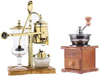 JITEM Cafetera Belgium Luxury Royal Family Balance Syphon Coffee Maker Siphon Brewer Elegant Design Retro Style 4-5 Cups Glass Siphon Pot for Coffee or Tea by Unknown