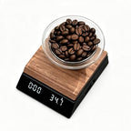 Smart Coffee Scale with Timer, 2kg Max Weight, 0.1g High Precision, Type-C Rechargeable, Walnut Wood, LED Display, Multifunctional Espresso Scale for Pour Over Coffee, Tea Brewing & Food Weighing - Image 2
