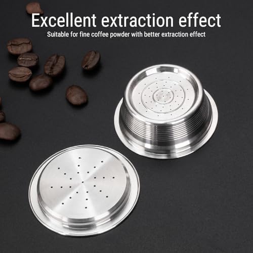 Stainless Steel Reusable Coffee Capsule Compatible with Lavazza Machines - Image 3