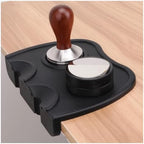 Espresso Coffee Tamper Mat, Silicone Corner Pad Anti-skid Tamping Tool(C) - Image 3