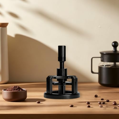51mm WDT Tool Espresso, Press-to-Rotate Espresso Distribution Tool with Magnetic Base, Adjustable Depth Espresso Needles Distributor Tool - Image 6