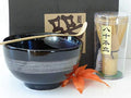 YokohamaUSA Matcha Bowl, Bamboo Scoop/80 Whisk Set GINSUGI/Made in Japan by Unknown