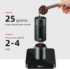 Manual Coffee Grinder, Z5 Hand Coffee Grinder with 25g Capacity External Adjustable Knob, Manual and Electric Dual Mode grinder, Espresso, Mocha, Pour-over, French Press Gray - Image 6