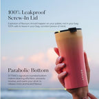 Sttoke Leakproof Lid Shatterproof Tumbler, Lilac Dream, 6.9-inch Height, 12 oz. - Image 3