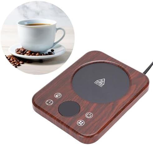 CUIFATI Mug Warmer, 36W Coffee Cup Warmer for Desk with Auto Shut Off, 12H Timer, Electric Coffee for Desk, Beverage Heater for Tea Water Milk, 9 Temp Settings (US Plug) - Image 4