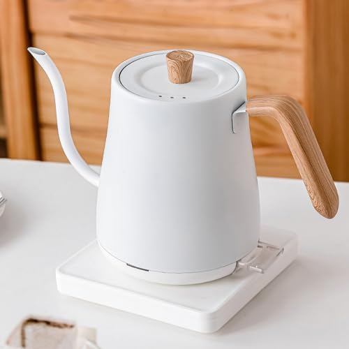Gavigain Gooseneck Electric Kettle,Quick Heating Electric Kettle Stainless Steel Interior for Pour Over Coffee Tea Boiling Water for Home Office, Gavigainms9cyedh2p by Gavigain