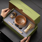 Matcha Whisk Set -4 Piece Ceremony Matcha Set with Matcha Whisk,Bamboo Matcha Scoop, Whisk Holder,Ceramic Matcha Bowl,Cat Design Matcha Tea Ceremony fit for Traditional Japanese Tea Ceremony (Cat A) - Image 7