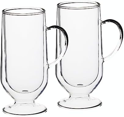 La Cafetière Set of 2 Double-Walled Large Irish Coffee Glasses by La+Cafeti%C3%A8re