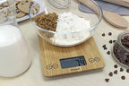 Escali Arti Digital Food Scale, Multi-Functional Kitchen Appliance, Precise Weight Measuring and Portion Control, Baking and Cooking Made Simple, Tempered Glass, Bamboo - Image 5