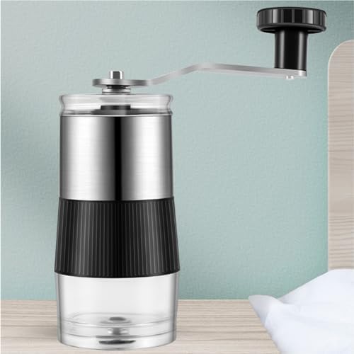 Coffee Grinder Small Coffee Grinder Hand-cranked Coffee Machine Portable Grinder Stainless Steel Grinder Suitable for Home Use Manual Coffee Grinder - Image 6