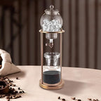 Gold Iced Coffee Dripper Cold Brew Drip Coffee Machine Ice Coffee Dripper 600ml by EcoTypee