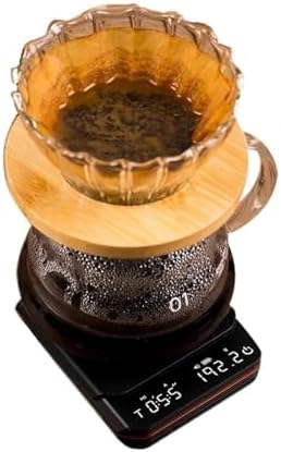 Digital Kitchen Scale, Mini Pour Over Drip Espresso Scale Electronic Coffee Scale with Timer Rechargeable High Precision Kitchen Scale Home Accessories,for Baking Cooking Postage - Image 3