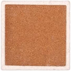 CafePress Nantucket Massachusetts. Tumbled Stone - Set of 4 Coasters Set of 4 w/holder - Image 3