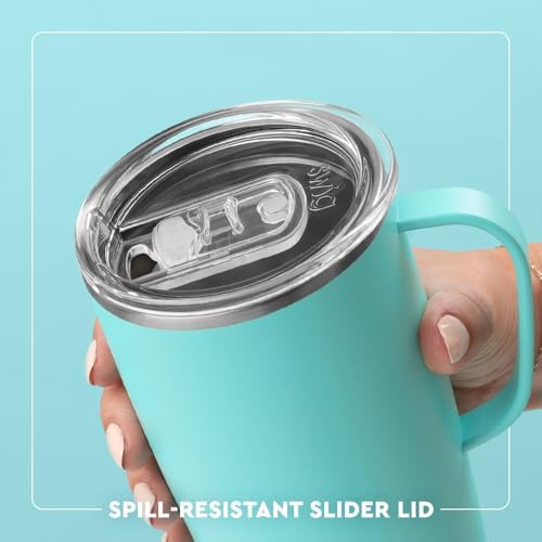 Swig Life 22oz Insulated Travel Mug with Handle & Lid, Bourbon Barrel - Image 6