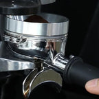 Aluminum Smart Coffee Dosing Ring for Beer Mug Coffee Powder Tool Espresso Barista for 51 53 54 58MM Coffee Filter Tamper Dosing Funnel 54mm(Black) - Image 5