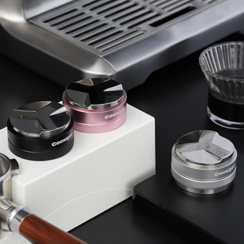 51mm Coffee Distributor and Tamper,Dual Head Coffee Leveler Fits for Delonghi 51mm Portafilter,Professional Espresso Hand Tamper.(Silver) - Image 6