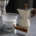 Coffee Tamper for Pot Rotary Powder Dosing Ring Coffee Distributor Leveler Espresso Tools Kitchen Accessories Dosing Funnel 54mm(Medium White) - Image 6