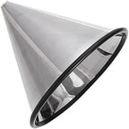 Coffee Filters Reusable Coffee Filter Stainless Steel Cone Dual Filter Dripper Tea Filter Funnel Mesh Coffee Filters - Image 6