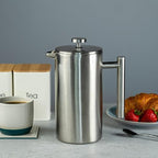 Café Ole CFD-12S Stainless Steel Cafetiere, Satin, 12 Cup - Image 3
