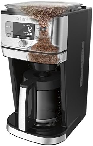 Cuisinart DGB-800C Fully Automatic 12-Cup Burr Grind & BrewTM Coffeemaker, Black/Silver, 1 Count, Silver - Image 5