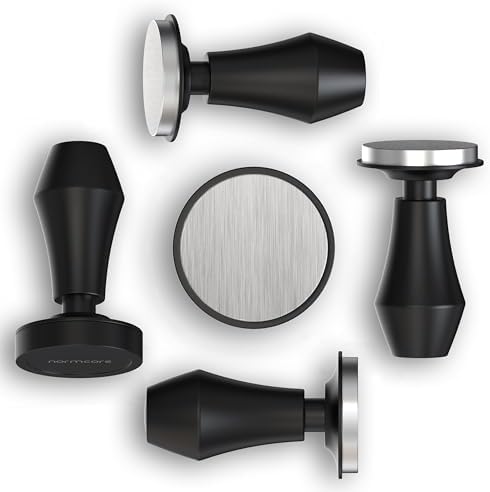 Normcore Coffee Tamper 57mm, Spring-loaded Tamper V4, Barista Espresso Tamper Flat Base with 15lb / 25lb / 30lbs Springs, Anodized Aluminum Handle and Stand, Fits Ascaso Lelit 57mm portafilters - Image 5