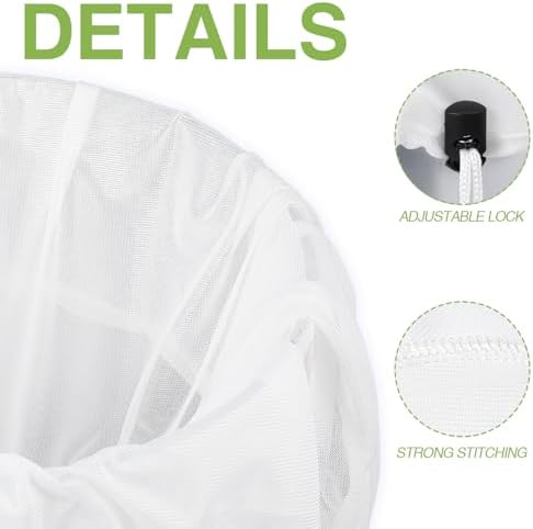 Chumia 20 Pack Brew Bags Reusable Fine Mesh Strainer Cloth Filters Large - Image 4