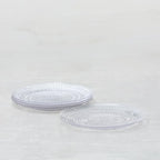 Fortessa Jupiter Hobnail Glass, 10.5" Dinner Plate (Set of 4), Clear - Image 2
