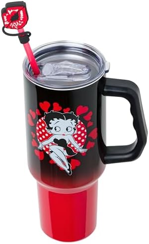 Silver Buffalo Betty Boop Core Cute Pose, Stainless Steel Tumbler, 40oz - Image 4