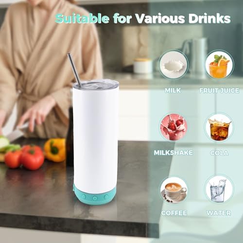20 oz Music Speaker Sublimation Blank Tumbler 4 pack - Image 4