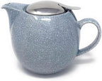 Zero Japan Bee House Round Teapot For One, 24 Oz - Ceramic Tea Pot with Stainless Steel Lid and Infuser, Smooth-Pour Spout (Crackle Lavender) by ZEROJAPAN