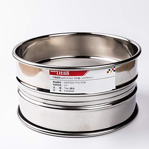 φ20×4.5cm 250 Mesh 304 Stainless Lab Sieves Economy Test Sieve 304 Stainless Steel Wire Cloth（0.061mm） - Image 5