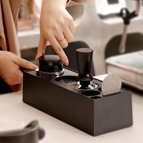 Espresso Tamper Station - Espresso Organizer Portafilter Holder | Espresso Organizer Portafilter Holder, Espresso Coffee Organizer Box, Espresso Accessories Organizer for Kitchen - Image 3