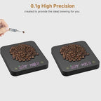 Mini Coffee Scale, 3kg/0.1g Espresso Scale, Rechargeable - Image 3