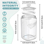 Ritayedet 2 Pack 1.5 Gallon Glass Jar with Lid, Wide Mouth Mason Jar - Image 6