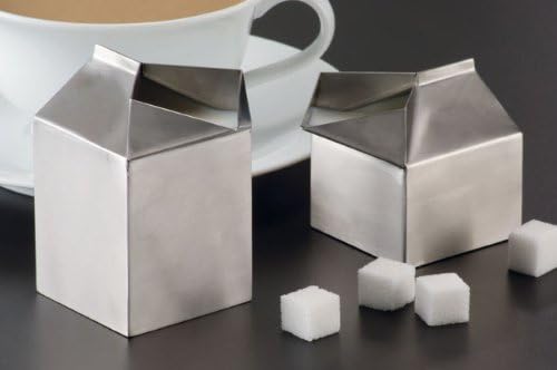 American Metalcraft MCC500 Stainless Steel Milk Carton Creamer Dispenser, Silver, 5-Ounce - Image 2