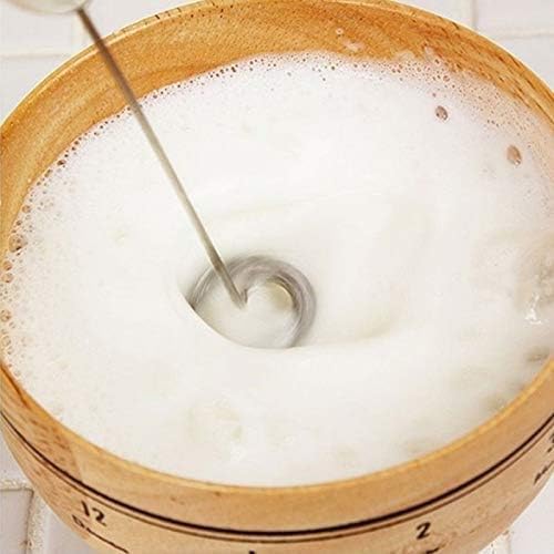 Electric Milk Frother Handheld Wand Coffee Mixer for Latte Hot Eggbeater - Image 4