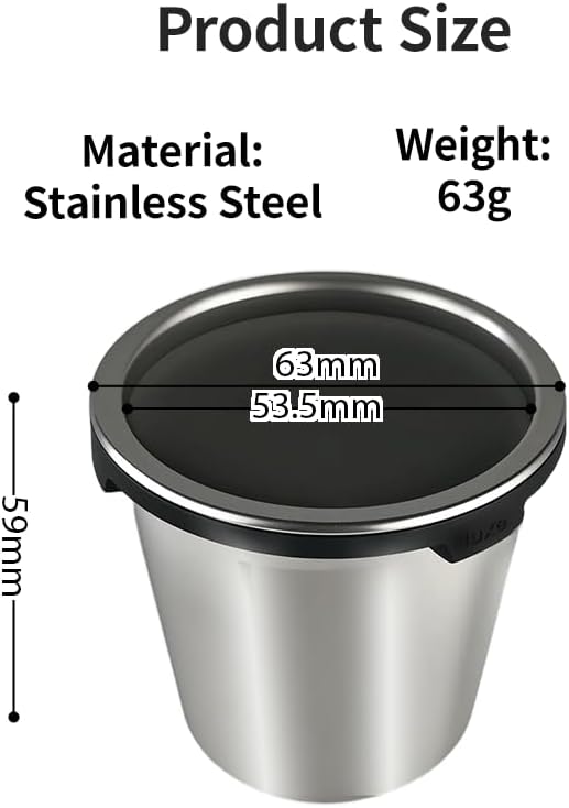 Luxe Cup Filter basket compatible with N inja Luxe Cafe Accessories ES601 ES701，4 cup Coffee Pressurized Porous Filter，Four Cup Portafilter Basket for N inja Luxe Cafe - Image 4