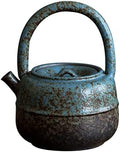 KYUSAR Japanese Cast Iron Teapot Chinese Teapot 450ml Ceramic Chinese Teapot Tea Pot Home Accessories Cheerful and Bright Gift Tetsubin Tea Pot (Color : C, Size : 450ml) by Unknown