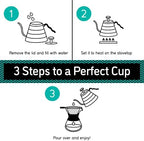 Coffee Gator Gooseneck Kettle 40oz Stainless Steel and Pour Over Coffee Maker 14oz 400ml - Image 7