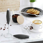 Electric Milk Frother, Hand-held Coffee Rother, Foam Maker for Lattes Whisk Drink Mixer Powerful Blender Baking Utensils Mini Foamer for Cappuccino, Frappe, Matcha, Hot Chocolate-1 pcs - Image 3