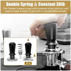 57mm 57.5mm Coffee Tamper Distributor Leveler Tool,Compatible For Lelit, Compatible For Anna, Compatible For Anita, Portafilter Barista Espresso Accessories Tools(57.5mm,Three Angled Slopes) - Image 6