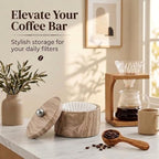 Marble Coffee Filter Holder 6 inch Handmade Brown - Image 2